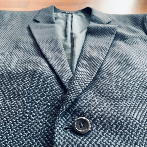 Armani Collezioni Black & Blue Blazer - 44L